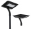 Latarnia solarna LED parkowa 50W panel 62W / słup aluminiowy / fundament