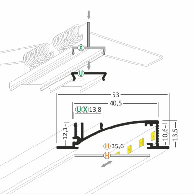 PROFIL LED FLAT