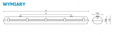 Oprawa przeciwwybuchowa LED Ex, strefa 2, 22