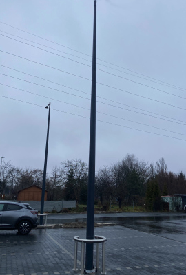 Słupy oświetleniowe Basic Pole do fundamentu