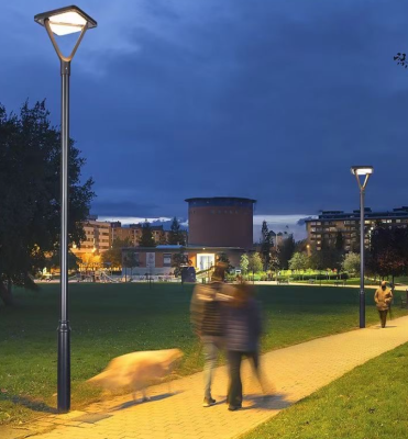 Lampa solarna parkowa LED 12W 1500LM panel 20W LiFePO4