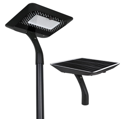 Lampa solarna LED parkowa 50W panel 62W LiFePO4 100Ah