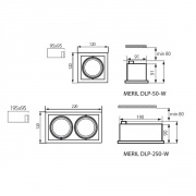 Oprawa downlight Oczko sufitowe ARET