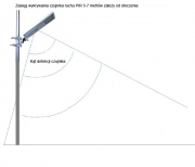 Lampa uliczna solarna LED Gemini 22 3 tryby pracy