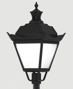  Rosa Lampa parkowa OS-11 LED z kloszem PMMA / przezroczystym