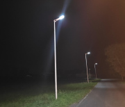 Latarnia uliczna solarna LED Gemini 22 ze słupem 4-5m