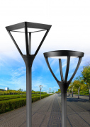  Elektriko Latarnia parkowa Park Plus LED słup aluminiowy 4-5m czarny