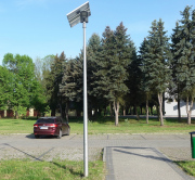  Elektriko Lampa solarna LED Delphini-0X słup aluminiowy i fundament