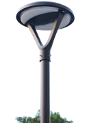 Lampa solarna parkowa LED 12W 1150lm panel 20W LiFePO4