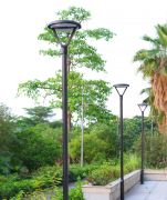 Lampa solarna parkowa LED 12W 1150lm panel 20W LiFePO4