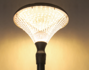 Lampa solarna parkowa LED P-03 17W panel 25W LiFePO4 30Ah