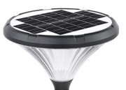 Lampa solarna parkowa LED P-03 17W panel 25W LiFePO4 30Ah