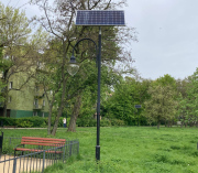  Elektriko Hybrydowa lampa parkowa LED Szyszka