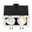 Kadux 2 Gu10 Downlight, Kwadrat, Biała Matowa, Maks. 2x50w