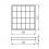 Oprawa rastrowa natynkowa Rstr N 418/4LED/NT