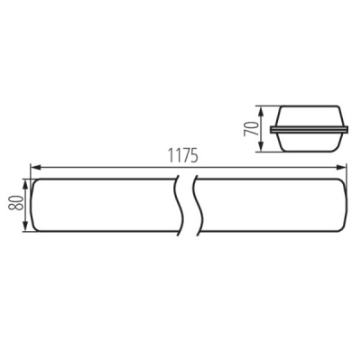 Oprawa pyłoszczelna LED Mah Led Hi 38w-nw Ryf