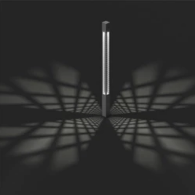 Kolumna oświetleniowa SAL PROF DECOR LED 36W, 5 000K, anodowany szary, wariant dekoru D