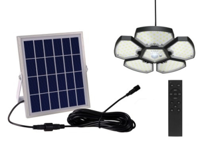 Lampa solarna LED 6000K 10W 1200lm 4000mAh pilot