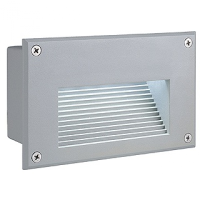 BRICK LED DOWNUNDER, lampa ścienna, srebrno-szara, białe ciepłe LED