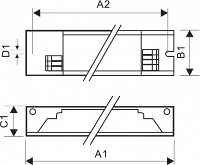 Statecznik HF-S 3/418 TL-D II 220-240V 50/60Hz