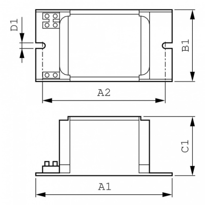 Statecznik HID-HeavyDuty BSN 400 L33-TS 230V 50Hz HD3-166