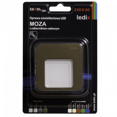 MOZA PT 230V AC radio stare złoto barwa światła biała ciepła