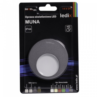 MUNA PT 14V DC grafit barwa światła rgb