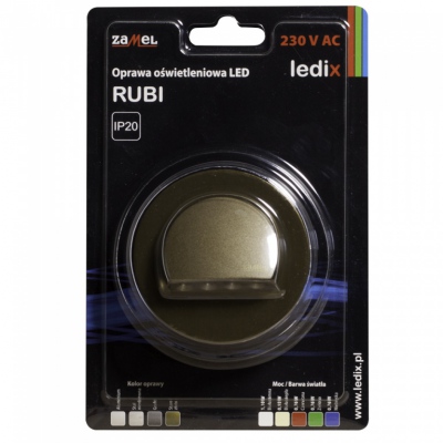 RUBI PT 230V AC stare złoto barwa światła biała ciepła