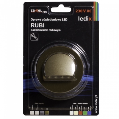 RUBI PT 230V AC radio stare złoto barwa światła biała zimna
