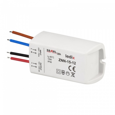 Zasilacz LED natynkowy 12V DC 15W