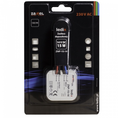 Zasilacz LED dopuszkowy 14V DC 15W
