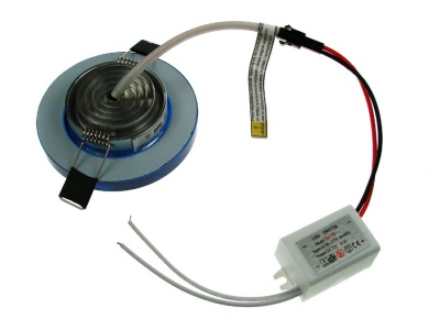 Downlight Led Power Avon Blue 3*1w Biały Ciepły