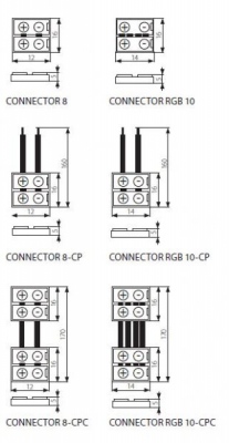 Łącznik do liniowych modułów LED CONNECTOR 8