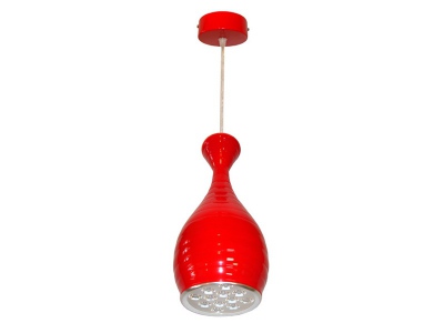 Lampa wisząca Uma led power 12W czerwona DW