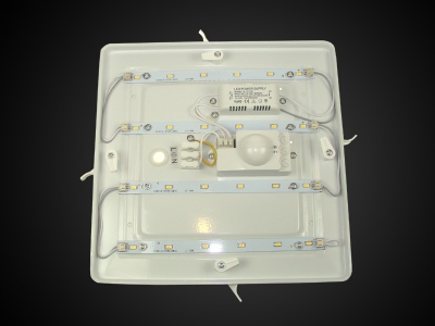 Plafon Led Tiler 12w Dw Z Czujnikiem Mw Pf0,9