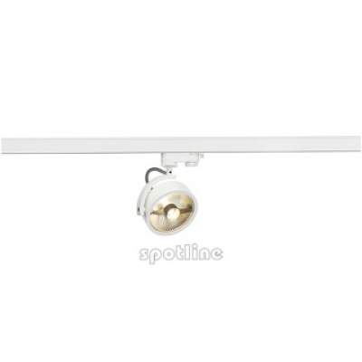 Reflektor Kalu Track Qpar111 Lamp, Biała, Zawiera 3-f Adapter