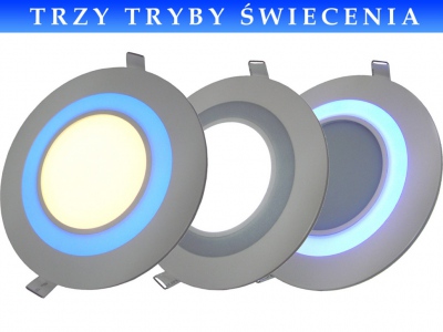 Downlight Led Power Easy 10w+2w  Dw+blue