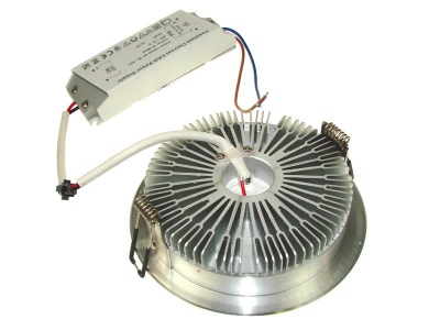 Downlight Led Power Flea 1w*6+3w Biały Ciepły+czer