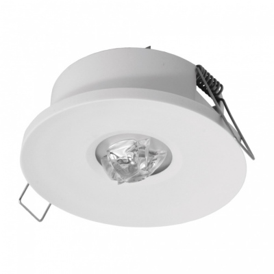 Oprawa Axp Ip65/20 Eco Led 3w (opt. Koryt.) 1h Jednozadaniowa Biała
