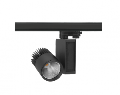 Reflektor 3-fazowy Potago LED 26W 24° Czarny 4000K