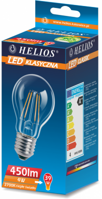Led Filament Klasyczna A60 Matowa 230v 6w E27 715lm 1ct/20 2700k 25000h Odpowiednik A60 50-60w