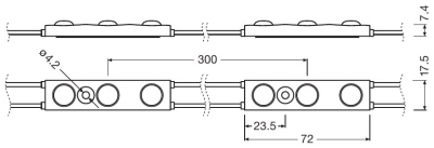 Moduły LED Ba-l-pl 830 G15 D 50w 12v