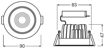 Spot Led Adjust 8w/3000k 230v Ip20