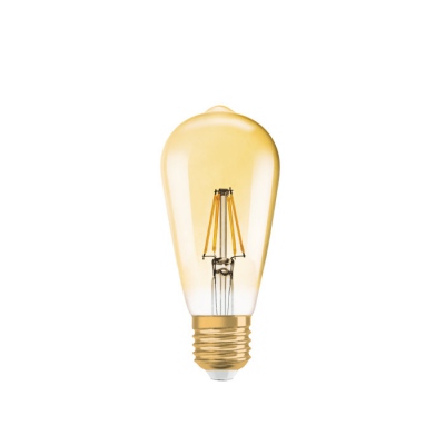 Vintage 1906 Led  Edison 60 Fil Gold Dim