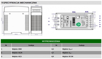 Zasilacz LED Mdin60w24