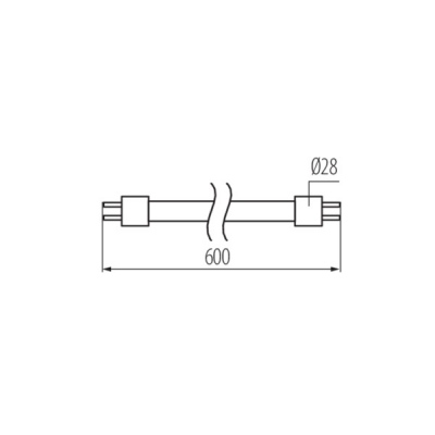 Lampa z diodami LED T8 LED GLASSv4 9W-NW