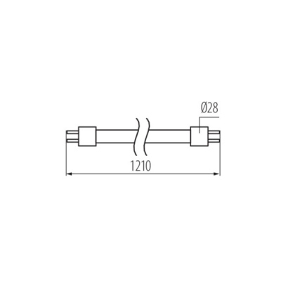Lampa z diodami LED T8 LED GLASSv3 18W-CW