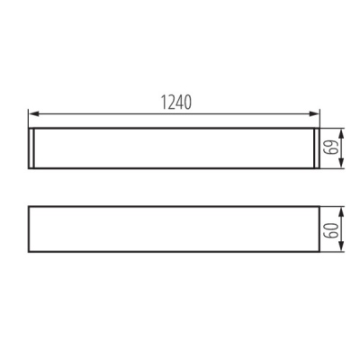 ALIN 4LED 1X120-SR-NT