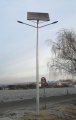 Lampa solarna uliczna LED 2x40W / panel 280W / słup 5m / aku 200Ah