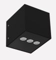 Kinkiet ICE CUBE 2.0 WALL 2 ED DALI 1250lm/830 IP65 15st. czarny